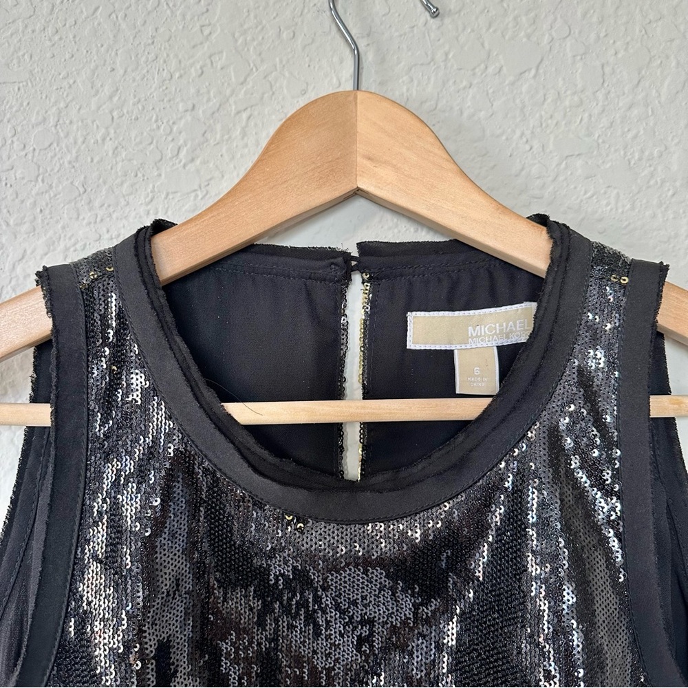 Michael Kors Black Sequin Dress - Picture 8 of 13